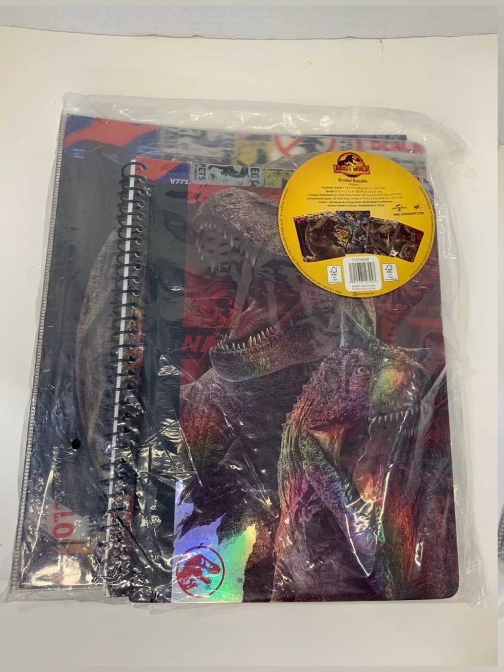 Jurassic World Binder Bundle